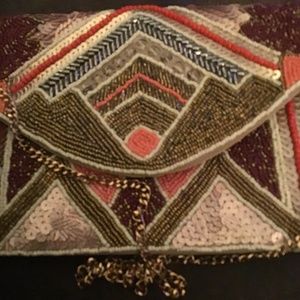 Beautiful bohemian beaded purse
